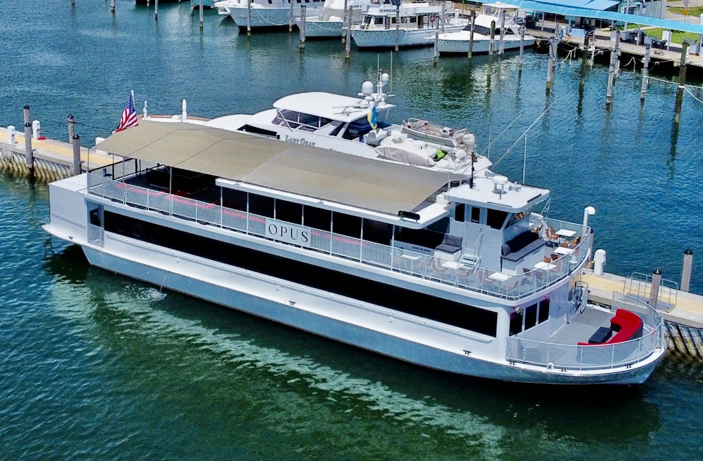 The Opus, the 110 ft yacht for The Entrepreneur Yacht in Miami